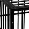 42&quot; Heavy Duty Dog Cage Crate Kennel Metal Pet Playpen Portable with Tray Black