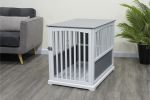 Furniture Style Large Wooden Dog Crate End Table Pet Dog House Cage Indoor Use