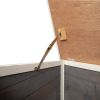 Medium Outdoor Puppy Dog Kennel ; Waterproof Dog Cage; Wooden Dog House with Porch Deck