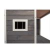 Medium Outdoor Puppy Dog Kennel ; Waterproof Dog Cage; Wooden Dog House with Porch Deck