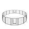 16-Panels High Quality Wholesale Cheap Best Large Indoor Metal Puppy Dog Run Fence / Iron Pet Dog Playpen