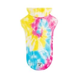 Canada Pooch Dog No Authority Hoodie Tiedye 16