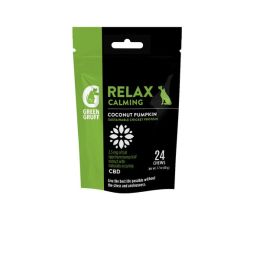 Green Gruff Relax Calm PLUS CBD Dog Supplements 1ea-24 ct